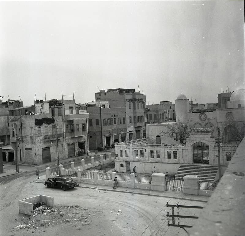 Archival photograph of Al-Manshiyya