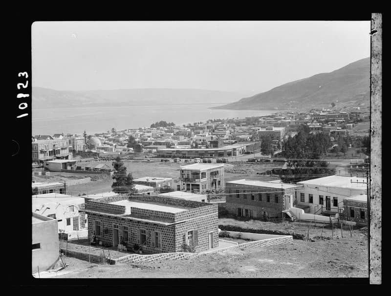Archival photograph of Tiberias