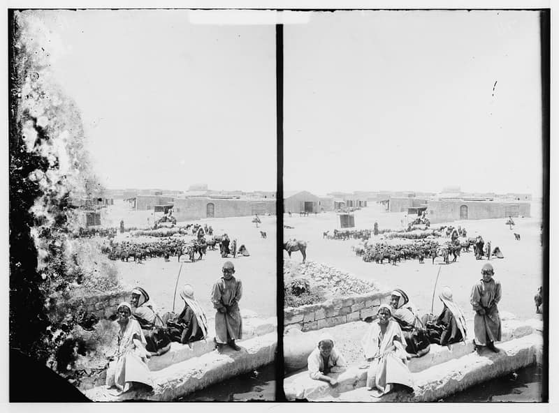 Archival photograph of Bir al-Saba