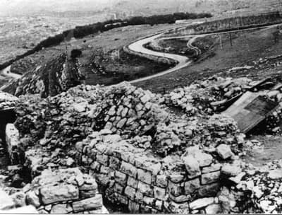 Archival photograph of Al-Qastal