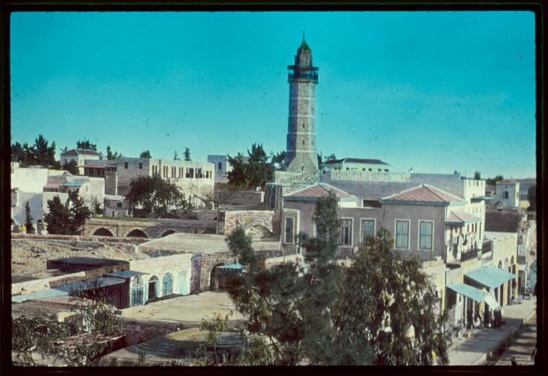 Archival photograph of Gaza City
