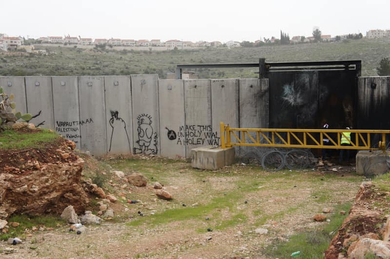 Photograph illustrating Handala
