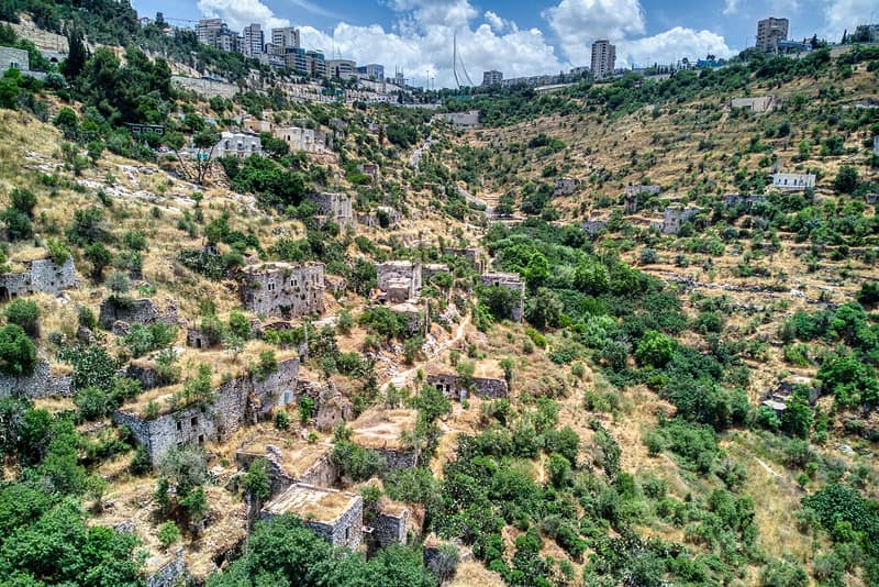 Archival photograph of Lifta