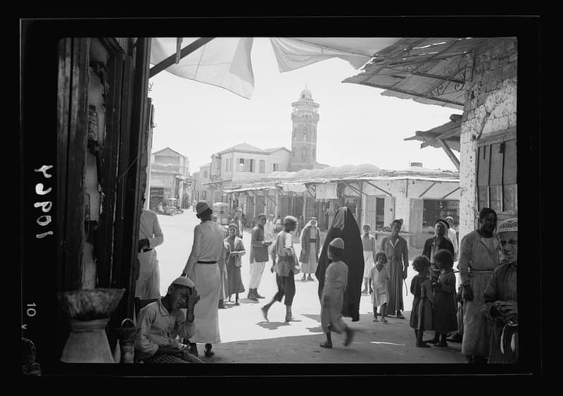 Archival photograph of Al-Majdal